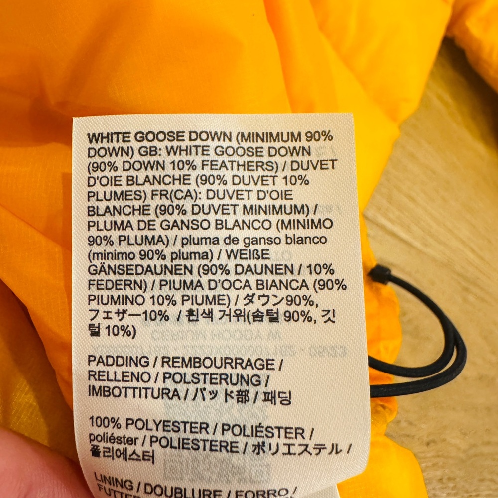 Arc'teryx Women's Bright Yellow Puffer Jacket with Hood - Picture 5 of 6